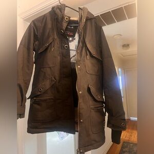 O'Neill Brown Hooded Ski Jacket